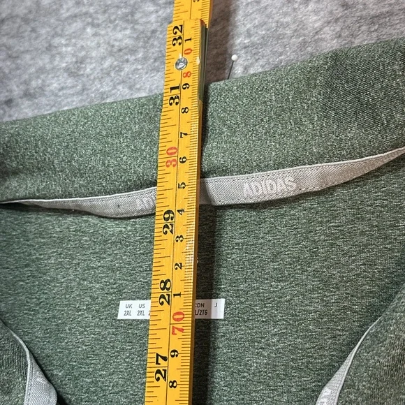 Adidas Polo Mens Size 2XL Heather Green Golf Performance Moisture Wicking - Picture 6 of 9